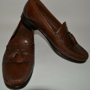 Johnston & Murphy Men's Brown Tassel Loafers 10.5